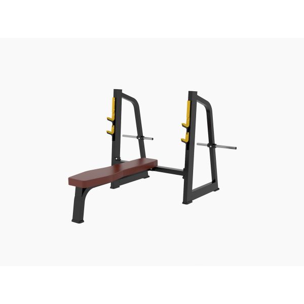 Commercial horizontal and inclined bench press gym dedicated weightlifting bed and barbell comprehensive training device