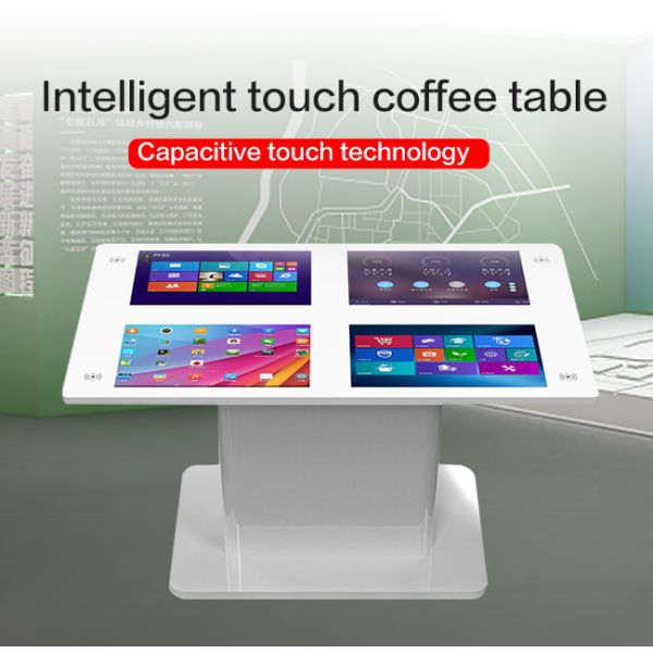 21.5 Inch 4 Screens Capacitive Restaurant Intelligent Wireless Charge Waterproof Touch Coffee TableTouch Screen