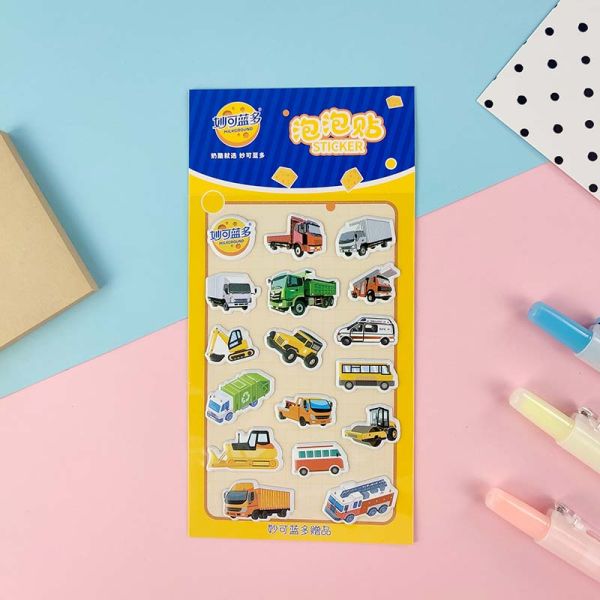 стикеры мультфильма 3D 0.7mm мягко снимают милые тучные стикеры для того чтобы наградить