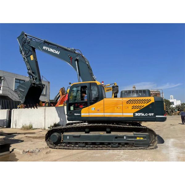 Excavateur Hyundai R305LC de fabrication coréenne utilisé 2019Année Poids 30Tons Grande capacité