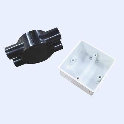Preto 25mm branco fêmea da canalização 20mm de Upvc do adaptador da categoria de ABC com bucha