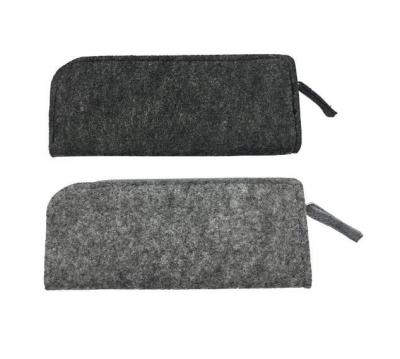 Stationery Felt Pencil Case / Large Zipper Pencil Pouch For School Eco Friendly