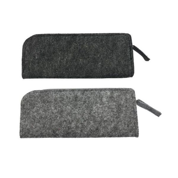 Stationery Felt Pencil Case / Large Zipper Pencil Pouch For School Eco Friendly