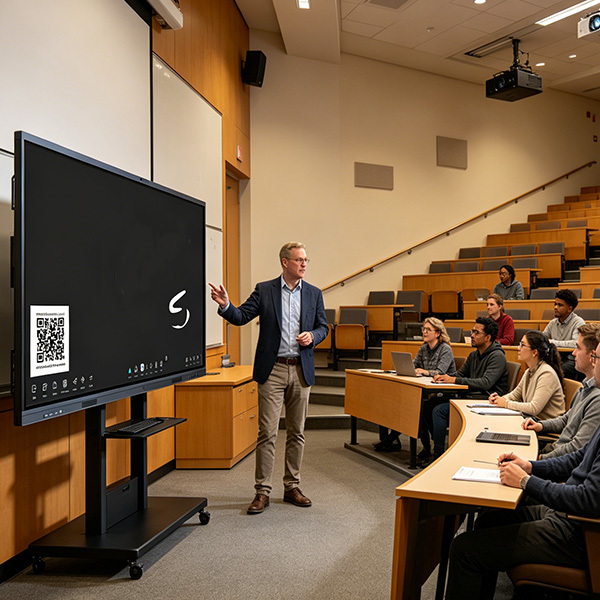 AI Education Board OEM ODM Smart Display with TÜV Low Blue Light and Global Certifications