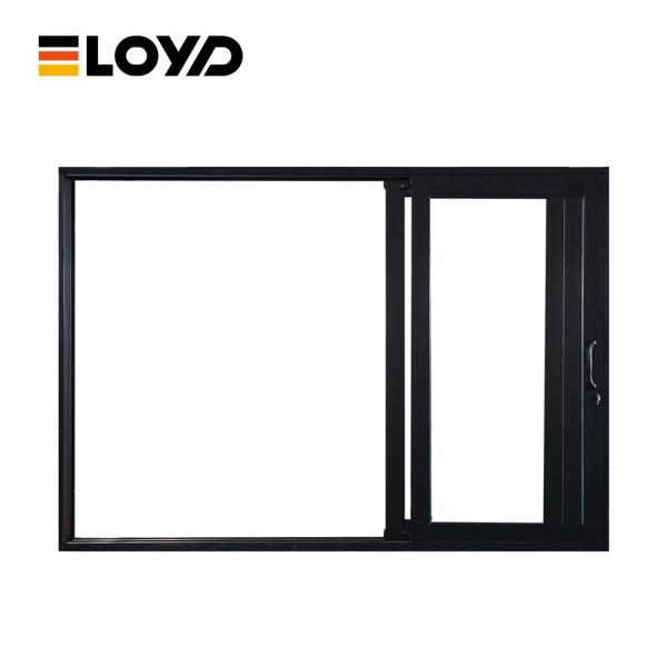 Porta deslizante de vidro exterior à prova de som 96 X 72 Alumínio 6063