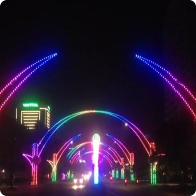 Pixel LED de exterior à prova d'água exclusivo para iluminação de fachada de mídia