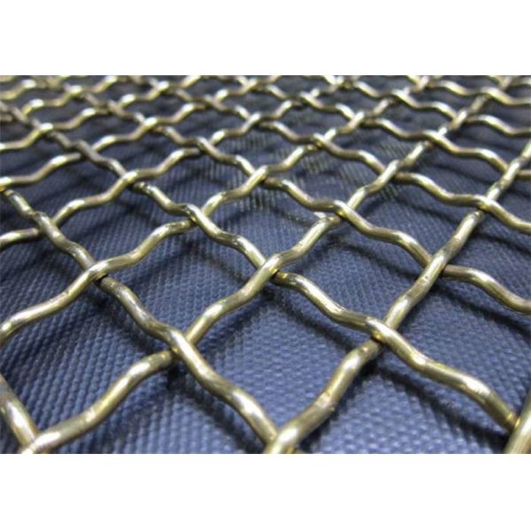 30m Length 316 Stainless Steel Mesh Screen Crimped Square Woven Mesh