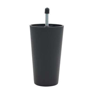 KR-P0148 125mm Plastic Sofa Feet Replacement , 5/16'' Screw M8 Bolt Plastic Couch Legs
