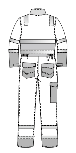 EN11611 анти- статическая рабочая одежда Workwear 330gsm огнезамедлительная