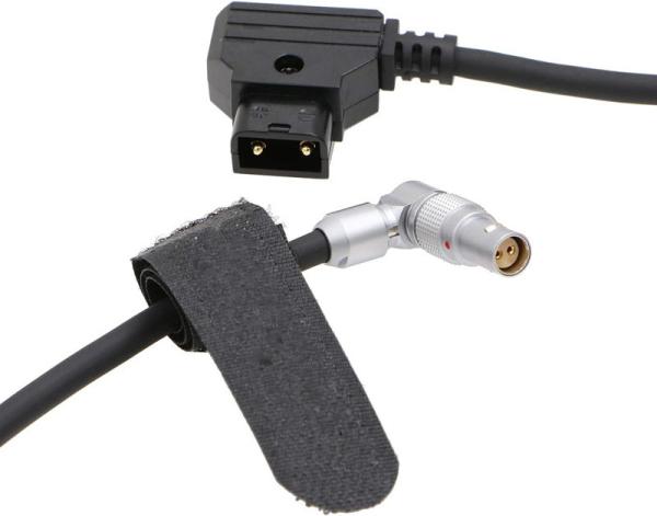 32 Inches Red Camera Monitor Cable 2 Pin Female To D Tap For RED Komodo Power