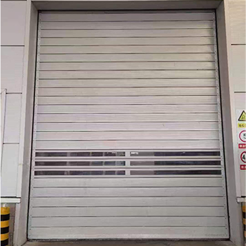 Aluminum Alloy Rigid Industrial High Speed Door Waterproof Electrically Controlled