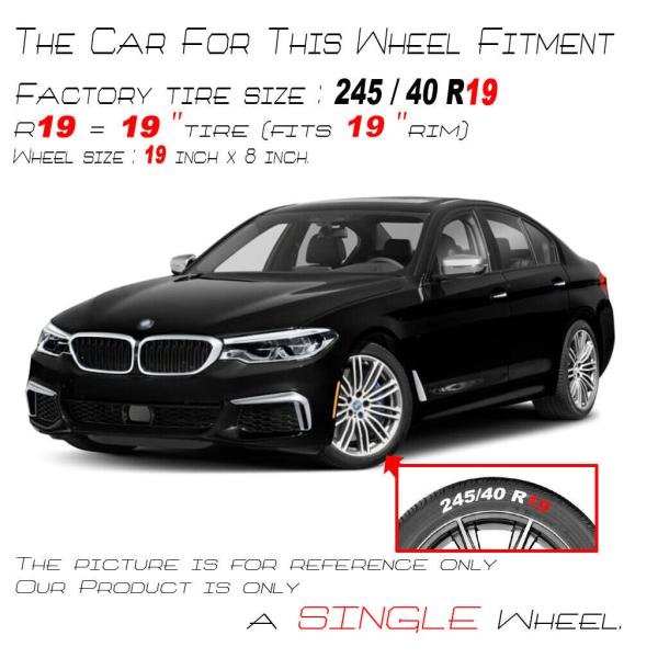 19 OEM Rim 86328 Replica Wheel For 17-20 BMW 530e 530i 540i M550i