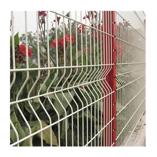 ECO-FRIENDLY galvanizado em pó revestido de galvanizado em quente rígido 3D de malha de fio soldado para cerca de jardim