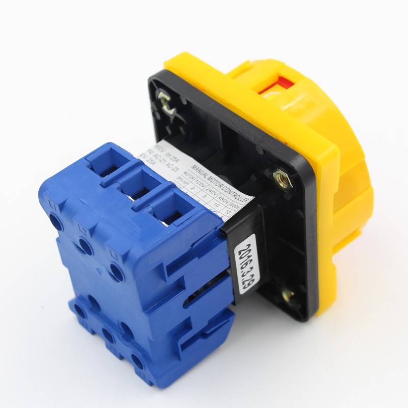 AC 4-Pole Isolator Cam Switch LW30 3P 25A Single Hole Installation On-Off Handle for Main Switch Operation Rotary Switches