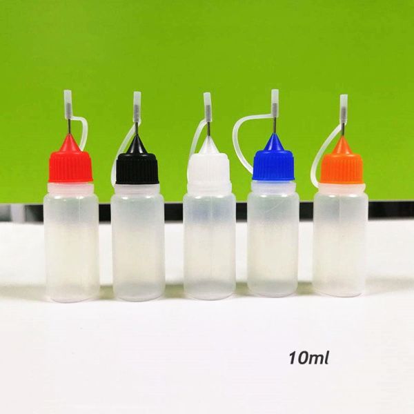 Различный материал ПЭ бутылки масла дыма цветов крепкий с стальной крышкой иглы