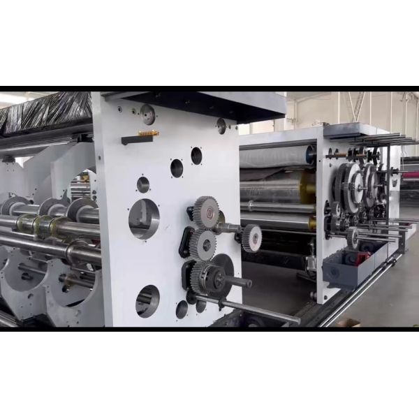 машина слон Flexo коробки картона 380v рифленая печатая торгового автомата