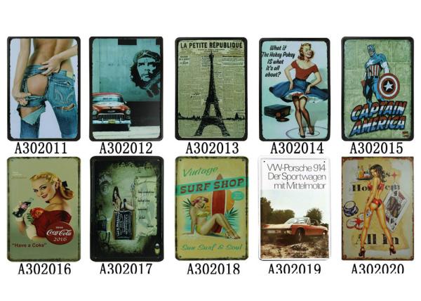 Durable Daily Household Items Tinplate 3020 Iron Decorative Paintings For Living Room