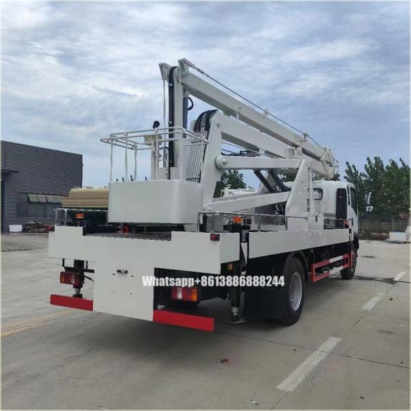 HOWO  4*2  Single-row Folding Arm High-altitude Work  Truck   Aerial Work Platform  Truck