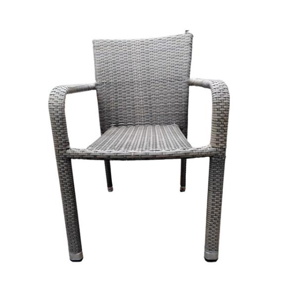 Factory wholesale resort hotel outdoor beach chair stackable swimming pool chair plastic outdoor dining chair---8001B