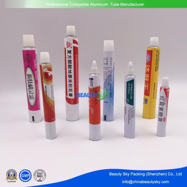 Dia. 16mm Pharmaceutical Cream Pharmaceutical Ointment Packaging Aluminum Tubes