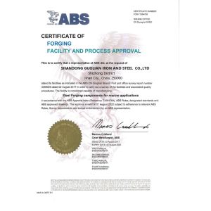 Shandong Guolian Iron and Steel Co.,Ltd Certifications