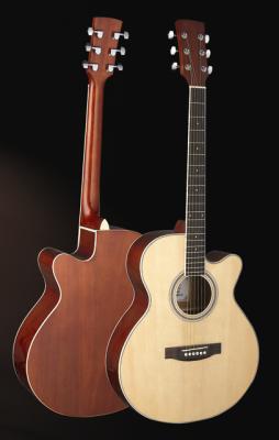 40inch standard size Top  Acoustic guitar Spruce plywood guitar wholesale Matt color- TP-AG21