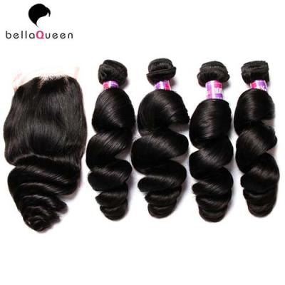 extensões reais do cabelo humano da onda 7a fraca burmese 10 polegadas - 30 polegadas