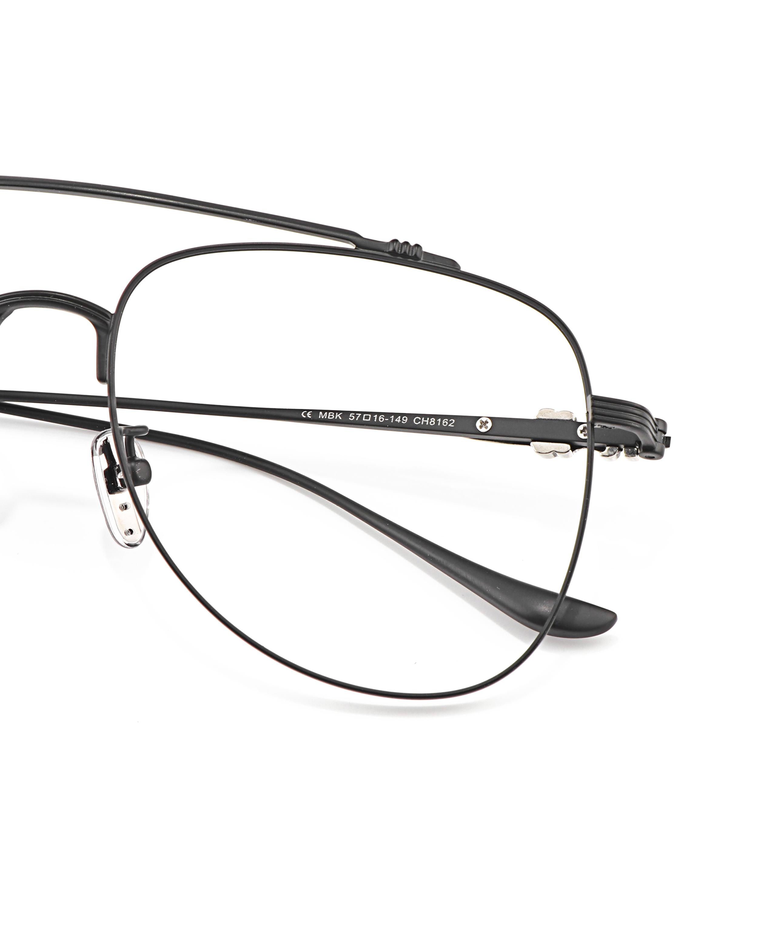 China Light Luxury Celebrity Dual Beam Black Gold Silver Gun Color Optical Reading Men's Female Wholesale Glasses Order Online