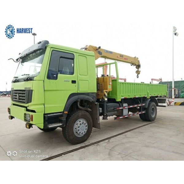 20kw puissance 4x4 conduisant la capacité 6,3 Ton Telescopic Boom Crane de HOWO