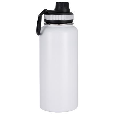 32oz Vacuum Insulated Electric hot water cup with Spill Proof Lid White