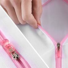 Mesh Laundry Bags for Delicates with Premium Zipper, Travel Storage Organize Bag, Clothing Washing Bags