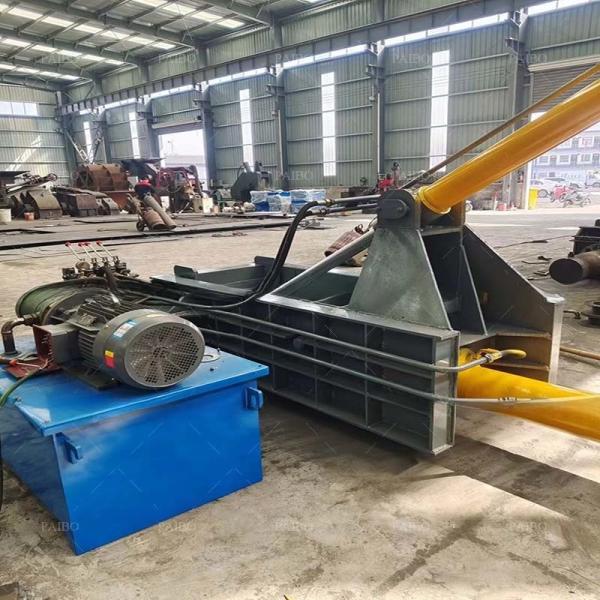 Machine Weight 5000kg Waste Metal Baler Aluminum Cans Scrap Metal Press Baler Machine