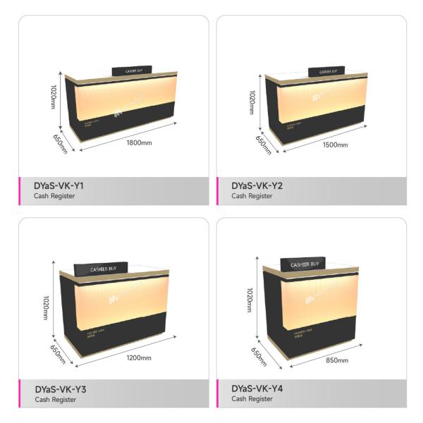Cosmetic Store Furniture Curved End Cap Display Cabinet for High-End Samples - Promotion Cabinet in Beauty Multi-Brand Store Fitting