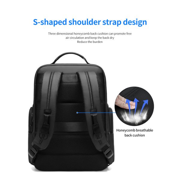 High grade gift custom logo men's outdoor waterproof laptop bag business Backpack