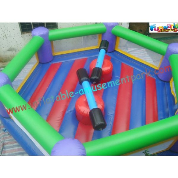 Commercial Inflatable Sports Games , Outdoor Inflatable Gladiator Joust