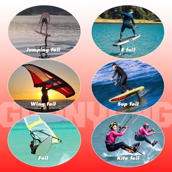 880MM 940MM Hydrofoil Wing Surfing Carbon Foil Boards High Aspect Surfing Equipment