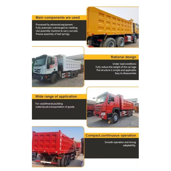 Used Sinotruk HOWO 8X4 LHD 25 Ton Dump Truck 336HP Euro3 for Mining Transportation