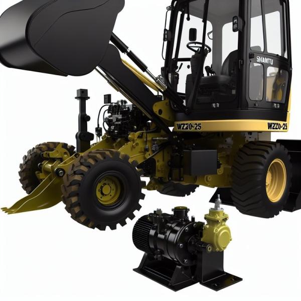 4*4 SAM388 Backhoe Loader with 6 in 1 Bucket Hot Sale in Ecuador