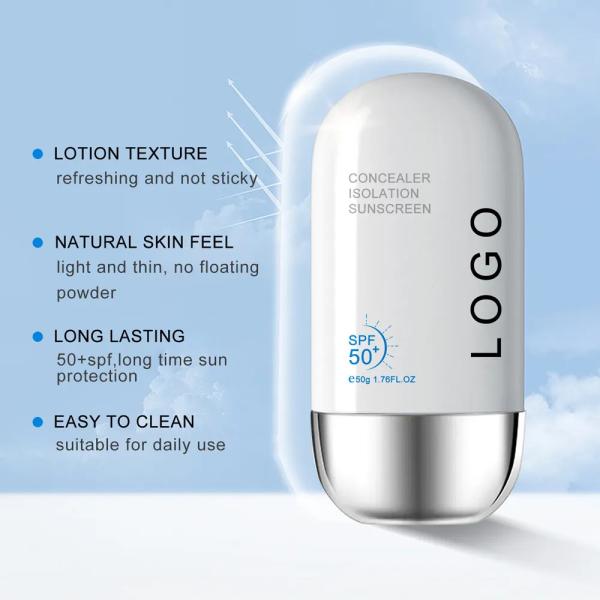 OEM SPF 50 protetor solar protetor solar creme de proteção solar orgânico