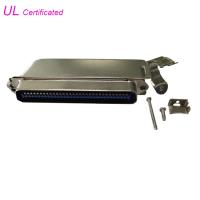 Connecteur de champion de connecteur masculin de Pin IDC du degré 64 d'Amphenol 90 avec la couverture de Matel