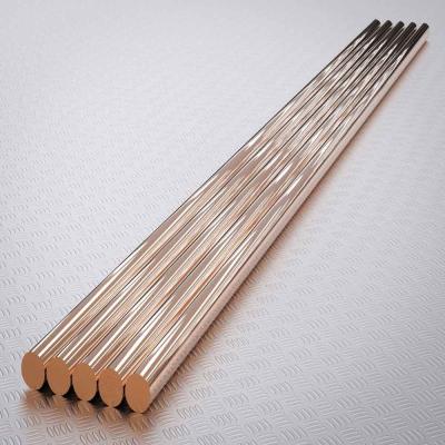 8mm Copper Earthing Rod Copper Clad Ground Rod For Lightning System 1500mm