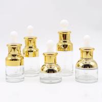 Garrafa de vidro cosmética de vidro do conta-gotas dos recipientes 20ml 30ml para o óleo essencial
