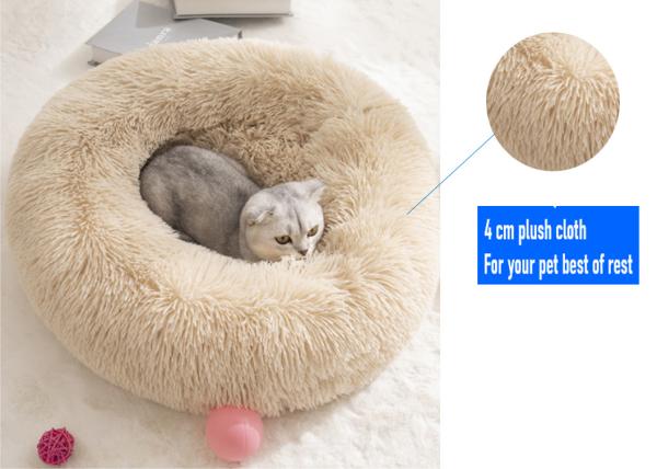 Soothing Small Kitten Pet Calming Beds 70cm Peaceful Pooch Bed Ventilated