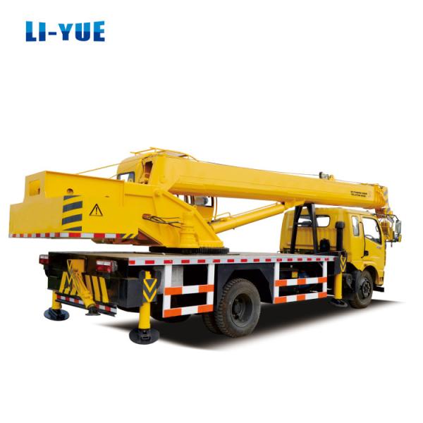 High Operating Efficiency 10 Tons Hydraulic Straight Arm Truck Crane for Construction