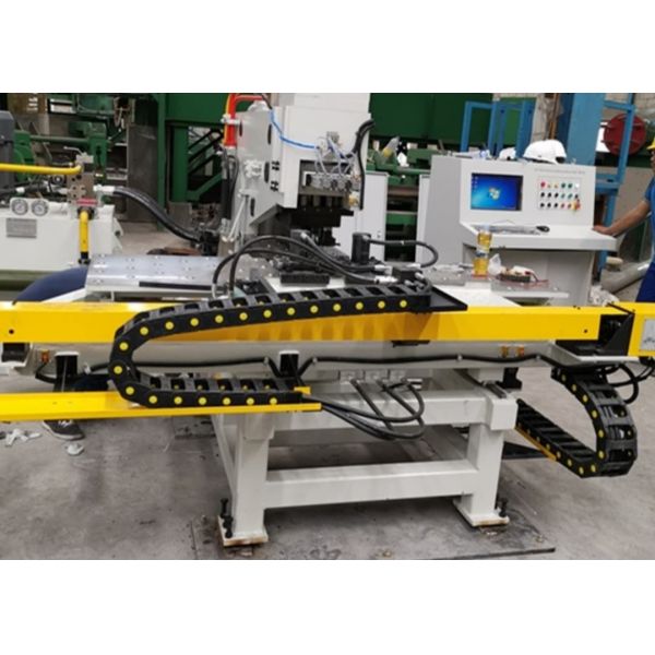 Steel Structure Fabrication CNC Hydraulic Plate Punching Machine Construction Steel Plate Processing