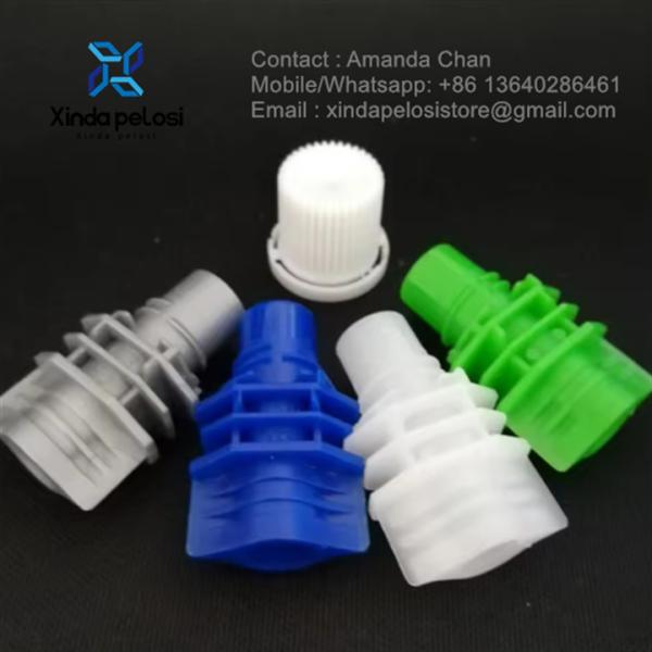 de alta qualidade aceitar PE plástico custom bolsas Spout Cap Para comida Bolsa para venda