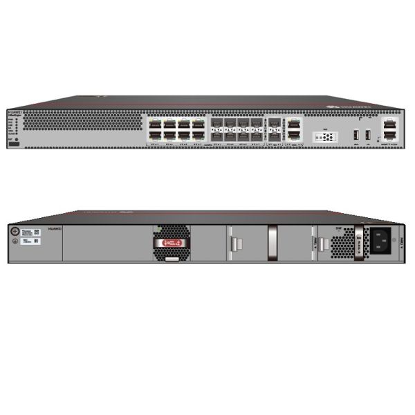 USG6525E-AC Enterprise Network Firewall with 1 Gbps Throughput, 1U Rack Mountable Design, and VPN Support
