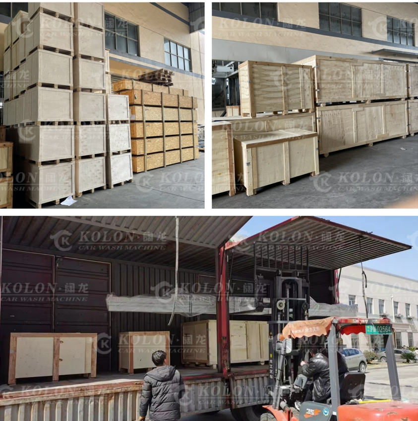 Labor Saving Automatic Touchless Car Washing Machine KL360-1 15kw Water Pump 12kw Air Dryer