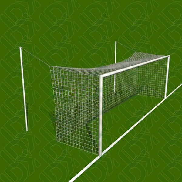 Aluminum Soccer Football Goals Detachable Portable Soccer Net With Nylon Netting