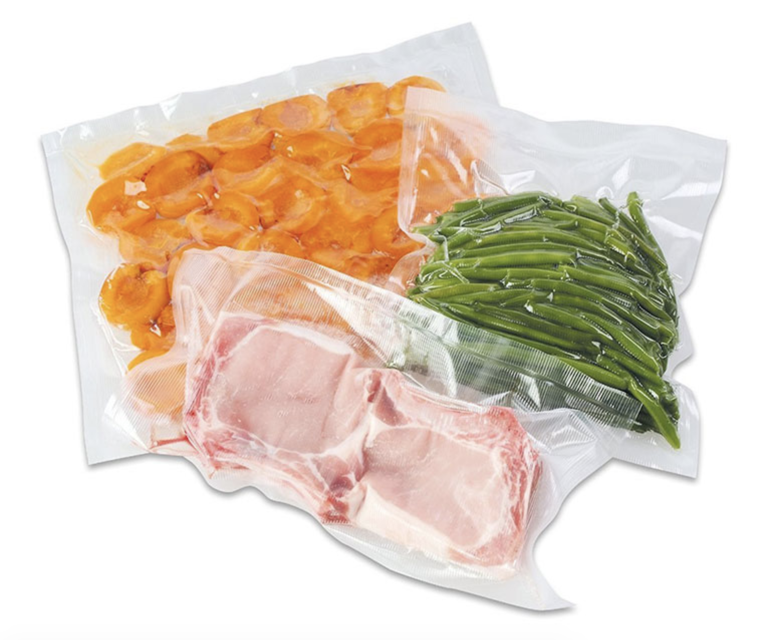 Embossed Frozen Food Vacuum Bags Sealer Biodegradable Long Service Lifespan
